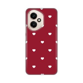 Slika Torbica Silikonska Print Skin za Honor 400 Burgundy Hearts