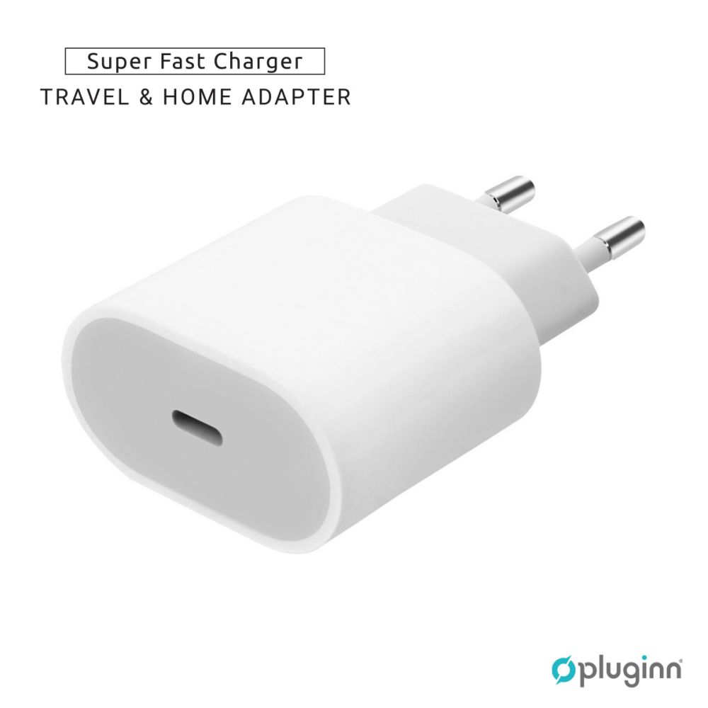 Kucni Punjac Pluginn AJ-20 A2347 EMC3621 PD Fast 20W za iPhone 11-14 beli CE
