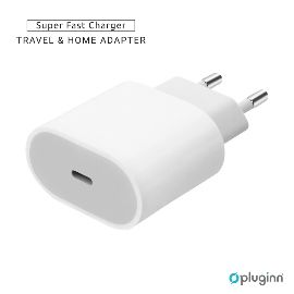Kucni Punjac Pluginn AJ-20 A2347 EMC3621 PD Fast 20W za iPhone 11-14 beli CE