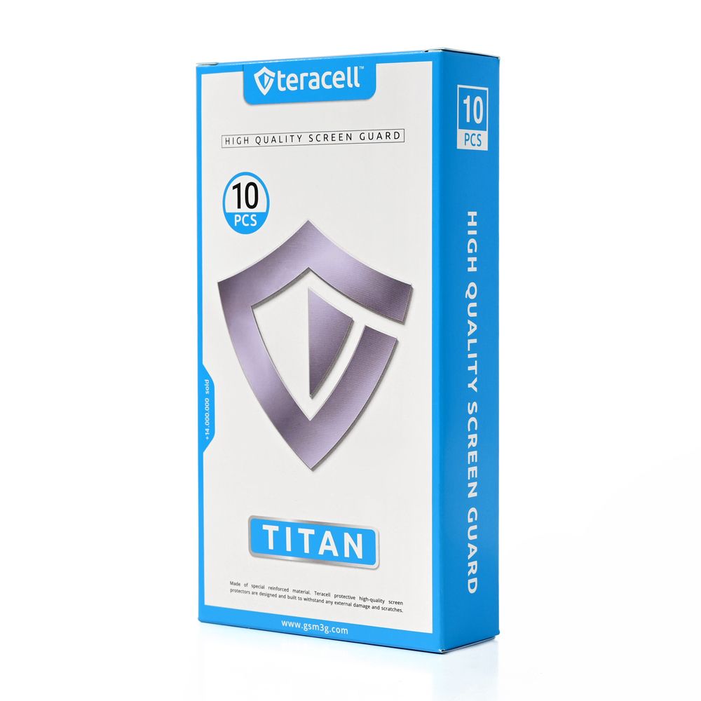 Zastitno staklo Tempered glass Teracell Titan 2.5D 10u1 za Samsung S926B/S936B Galaxy S24 Plus/S25 Plus crni (fingerprint unlock)