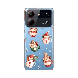 Torbica Silikonska Print za ZTE Blade A54 Ho Ho Ho