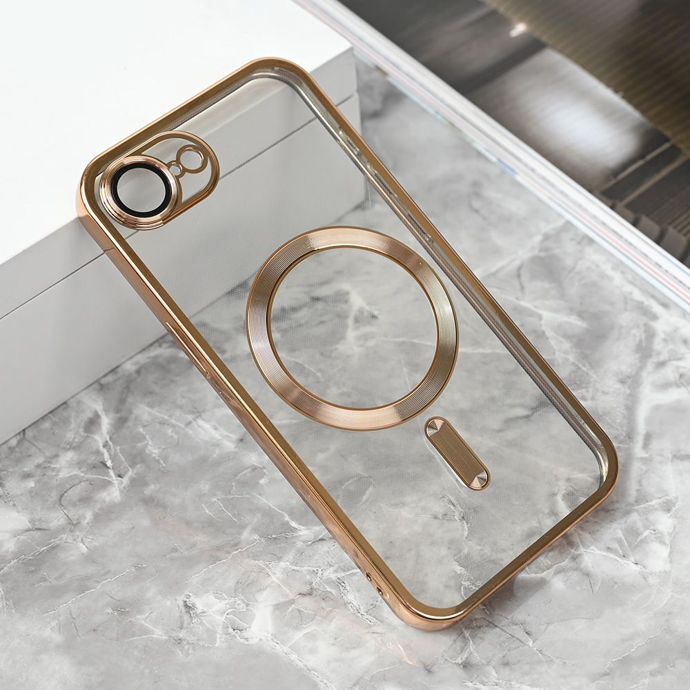 Torbica Magsafe Lux za iPhone 16E zlatna