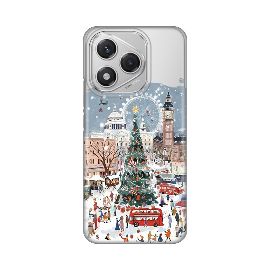 Slika Torbica Silikonska Print Skin za Honor 400 Lite Christmas Town