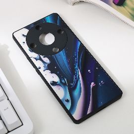 Slika Torbica Abstract za Honor Magic 5 Lite tamno plava