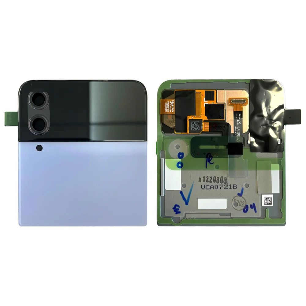 Prednji LCD za Samsung F721/Galaxy Z Flip 4 + touch screen + frame Blue Service Pack ORG/GH97-27947D