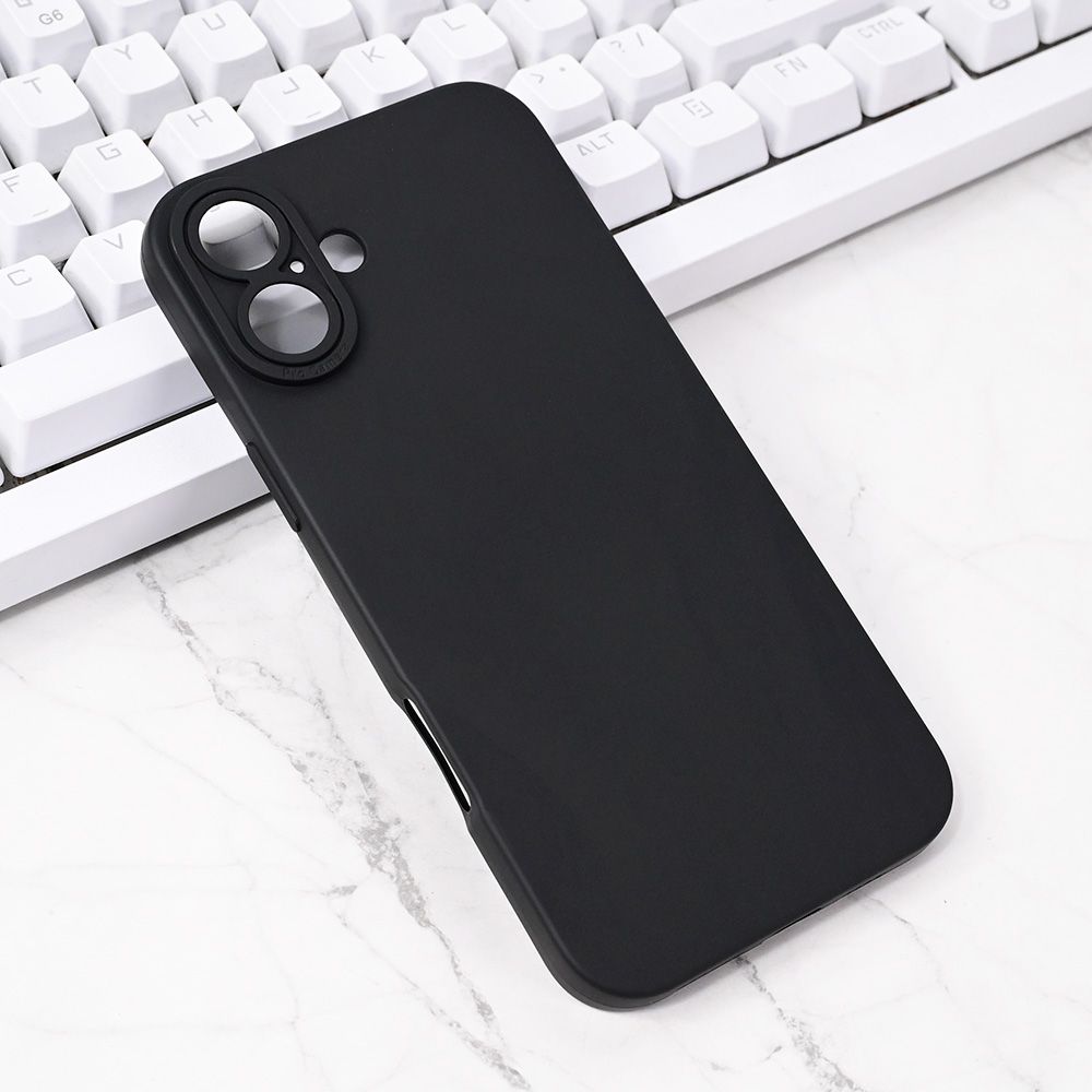 Torbica Silikon Pro Camera za iPhone 16 Plus 6.7 crna