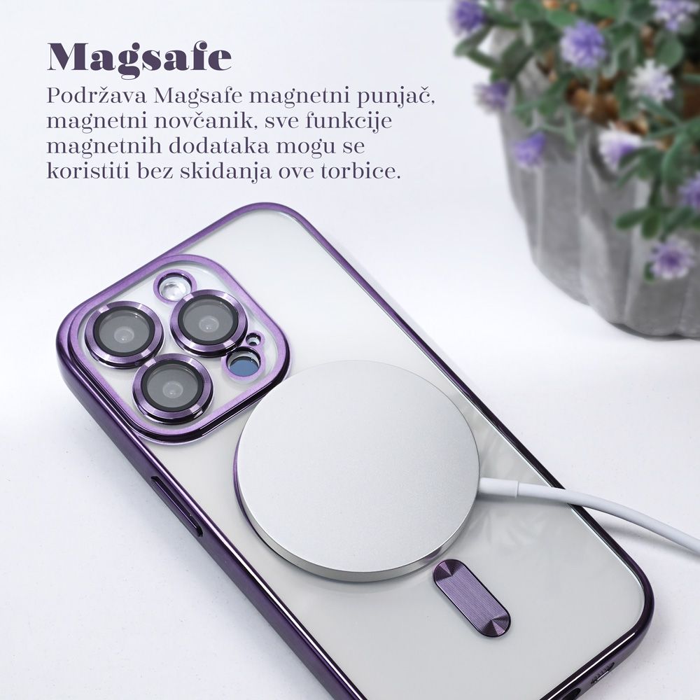 Torbica Samsung S24 Fe Plava Magsafe Lux - slika 3