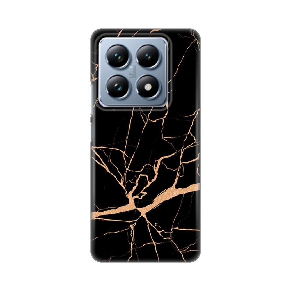 Torbica Silikonska Print za Xiaomi 14T Pro All Black