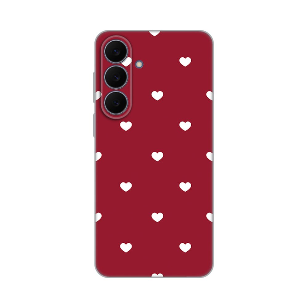 Torbica Silikonska Print Skin za Samsung S731B Galaxy S25 Fe Burgundy Hearts