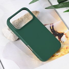 Torbica Teracell Soft Velvet za iPhone 17 Pro 6.3 tamno zelena