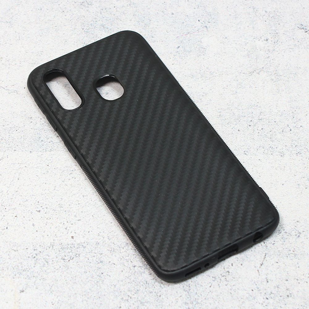Torbica Carbon fiber za Samsung A405F Galaxy A40 crna