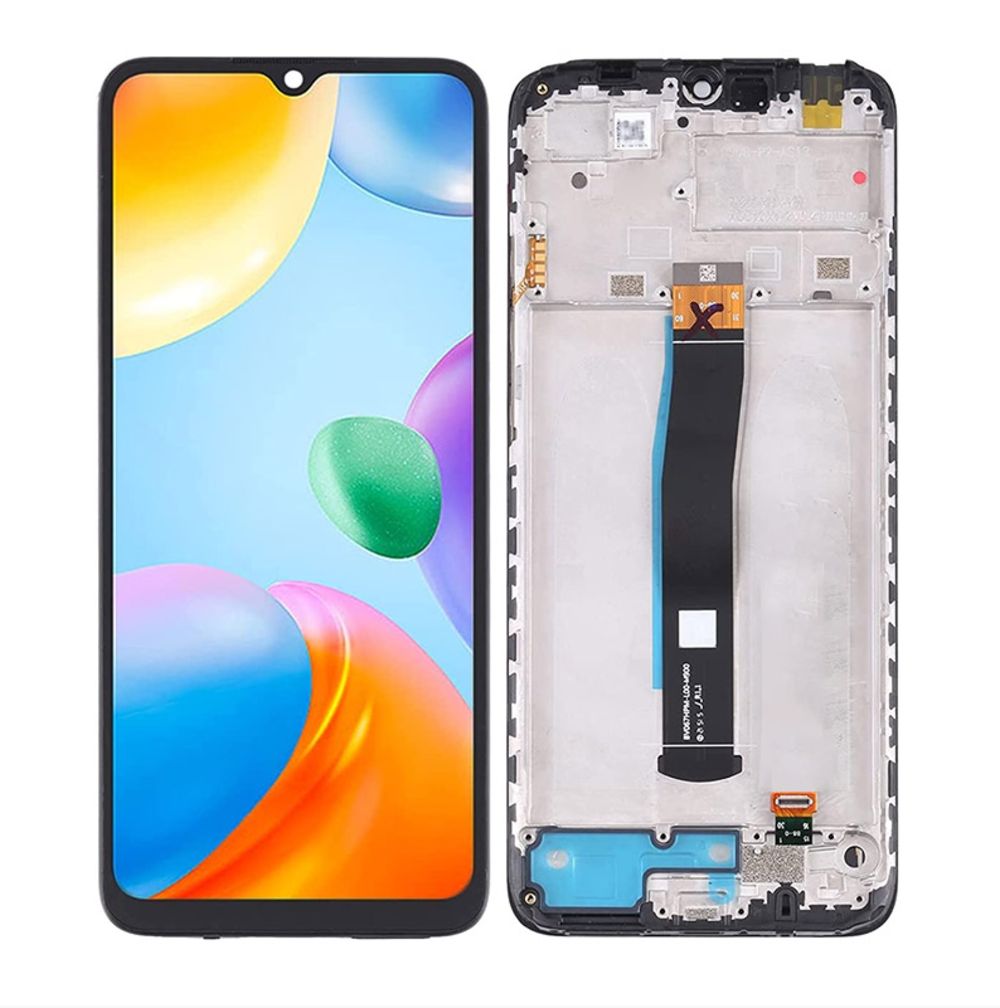 LCD za Xiaomi Redmi 10C + touch screen + frame Black CHO