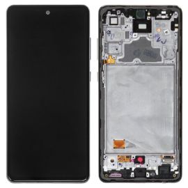 Slika LCD za Samsung A725F/Galaxy A72 + touch screen + frame Black OLED