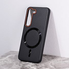 Slika Torbica Magsafe Stripe za Samsung S911B Galaxy S23 crna