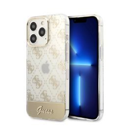 Slika Torbica Guess Hc 4G Electro Script za iPhone 14 Pro 6.1 zlatna (GUHCP14LHG4MHG)