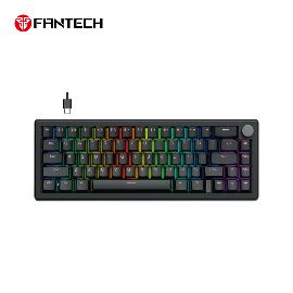 Tastatura Mehanicka Gaming Fantech MK614 Atom x66 Retro crna (ice apricot switch)