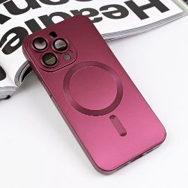 Slika Torbica Magsafe Chrome za iPhone 13 Pro 6.1 bordo
