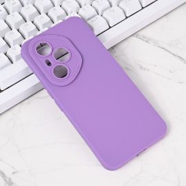 Torbica Silikon Pro Camera za Honor 400 Pro ljubicasta