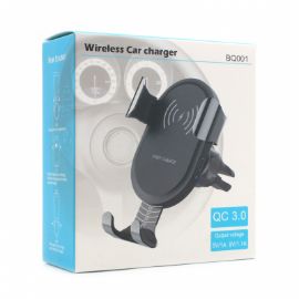 Slika Wireless punjac BQ001 QC 3.0 crni
