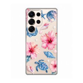 Slika Torbica Silikonska Print Skin za Samsung S938B Galaxy S25 Ultra Hibiscus Sea
