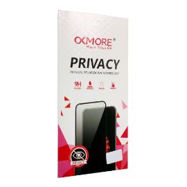 Zastitno staklo Tempered Glass Privacy 2.5D full glue za iPhone 15 Plus 6.7 crni
