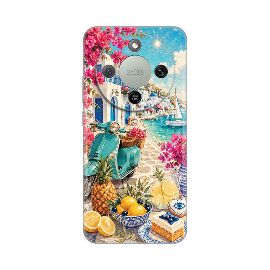 Slika Torbica Silikonska Print Skin za Honor Magic 8 Lite Summer in Greece