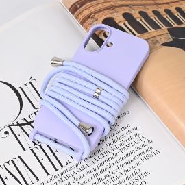 Slika Torbica Crossbody za iPhone 16 6.1 ljubicasta