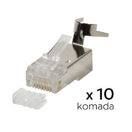 Konektor RJ45 metal CAT 7  10 kom