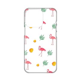 Slika Torbica Silikonska Print Skin za iPhone 14 Pro 6.1 Flamingos