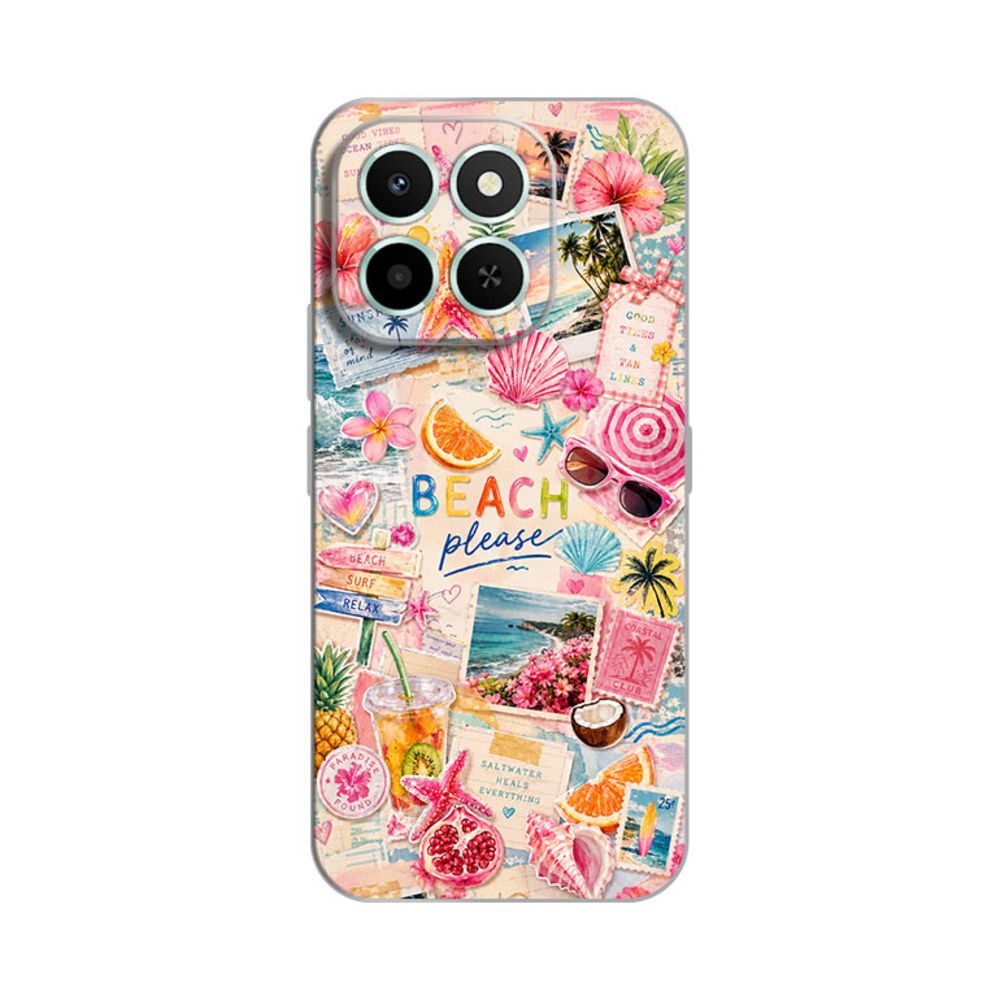 Torbica Silikonska Print Skin za Honor X6c Beach Please