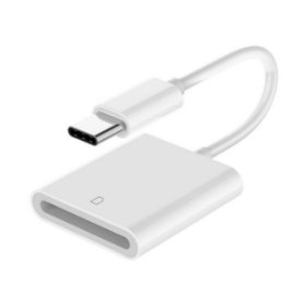 Slika OTG adapter Type C citac kartica TF/SD beli