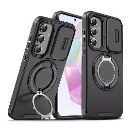 Slika Torbica CamShield Ring stand za Samsung A576B Galaxy A57 5G crna