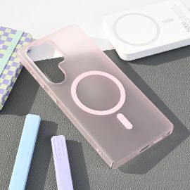 Slika Torbica Magsafe Matte PC za Samsung S938B Galaxy S25 Ultra roze