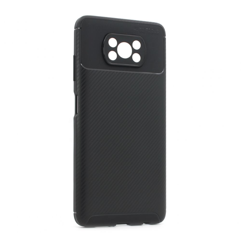 Torbica Defender Carbon za Xiaomi Poco X3/X3 Pro/X3 NFC crna