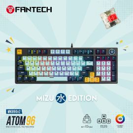 Slika Tastatura Mehanicka Gaming Fantech MK890 RGB Atom MK96 SkyBlue (Red switch)