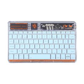 Tastatura Coteci Punk 84012 Wireless transparent plava