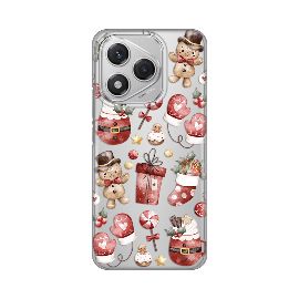 Slika Torbica Silikonska Print Skin za Honor 400 Lite Cozy Christmas
