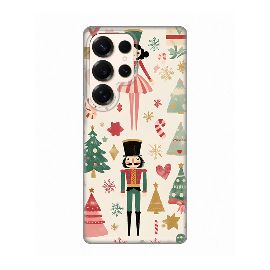 Slika Torbica Silikonska Print za Samsung S938B Galaxy S25 Ultra Vintage Christmas