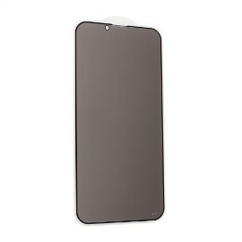 Slika Zastitno Staklo Tempered glass Privacy 2.5D full glue za iPhone 13/13 Pro/14/16e/17e 6.1 crni
