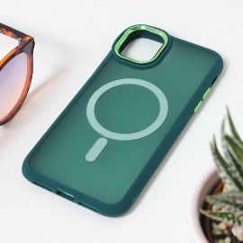 Slika Torbica Magsafe colorful za iPhone 11 6.1 tamno zelena