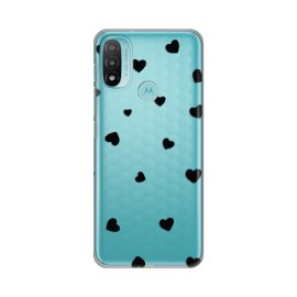 Slika Torbica Silikonska Print Skin za Motorola Moto E20 Hearts