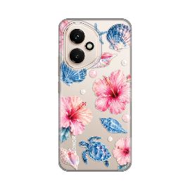 Slika Torbica Silikonska Print Skin za Honor 400 Hibiscus Sea