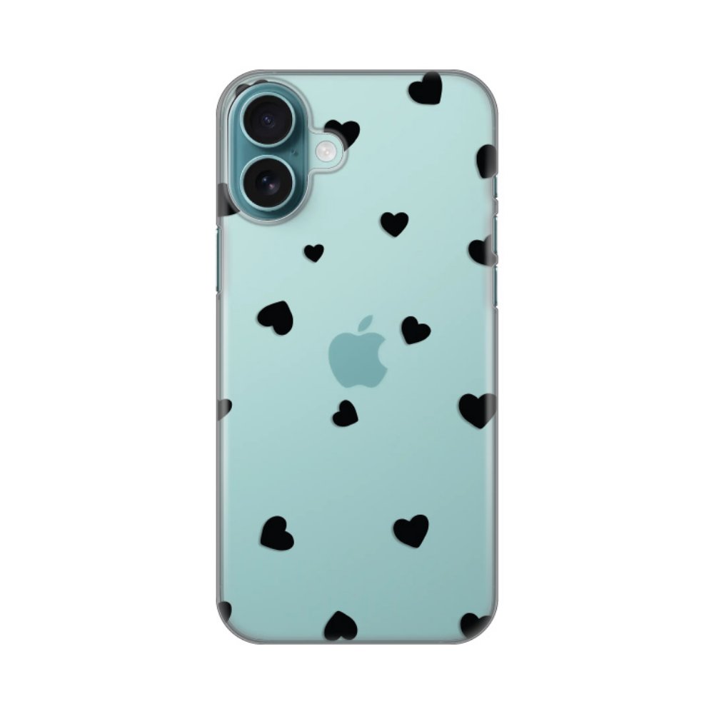 Torbica Silikonska Print Skin za iPhone 16 Plus 6.7 Hearts