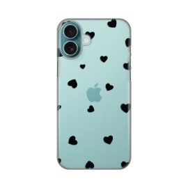 Slika Torbica Silikonska Print Skin za iPhone 16 Plus 6.7 Hearts