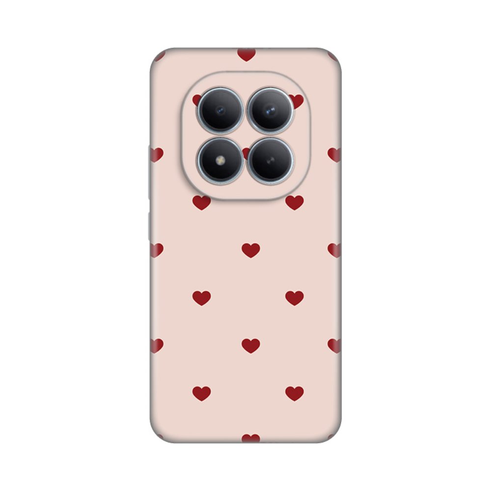 Torbica Silikonska Print za Xiaomi Redmi Note 15 Pro Plus 5G Beige Hearts