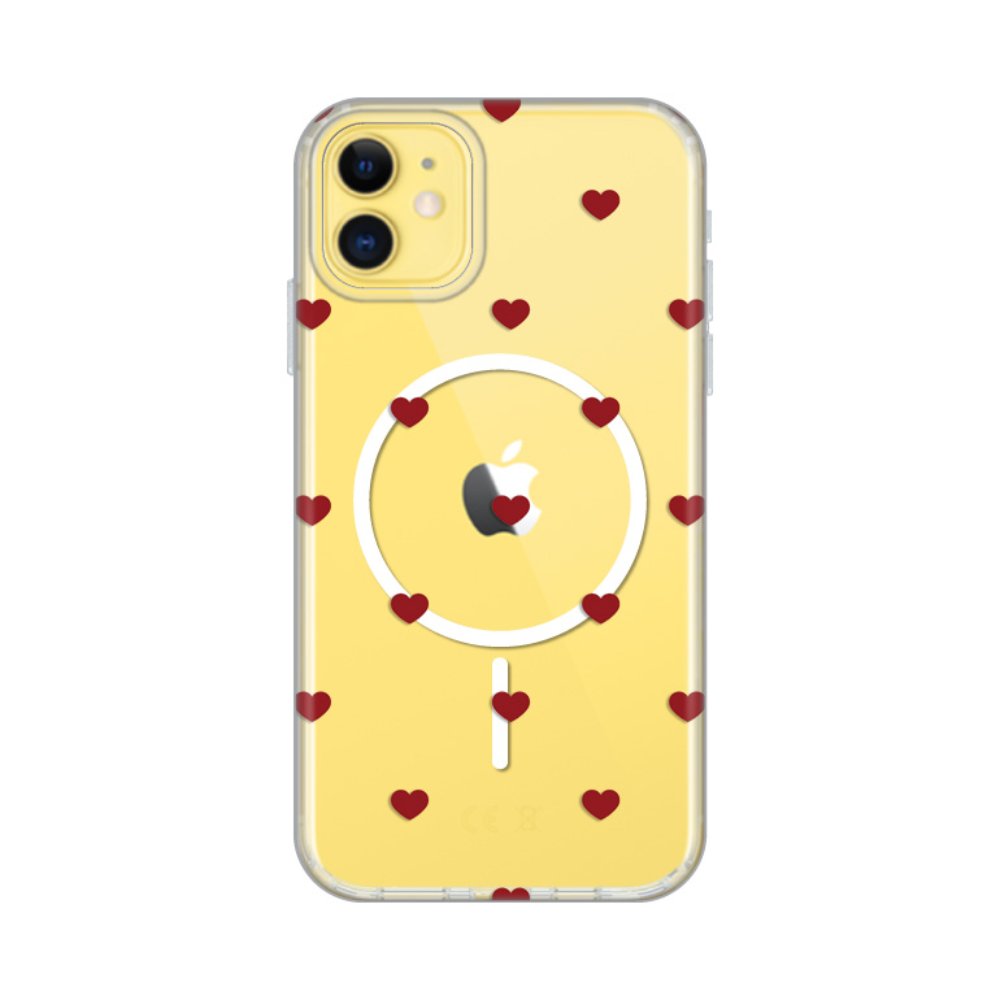 Torbica Print Magsafe za iPhone 11 6.1 Red Hearts