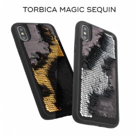 Slika Torbica Magic Sequin za iPhone 6/6S srebrna