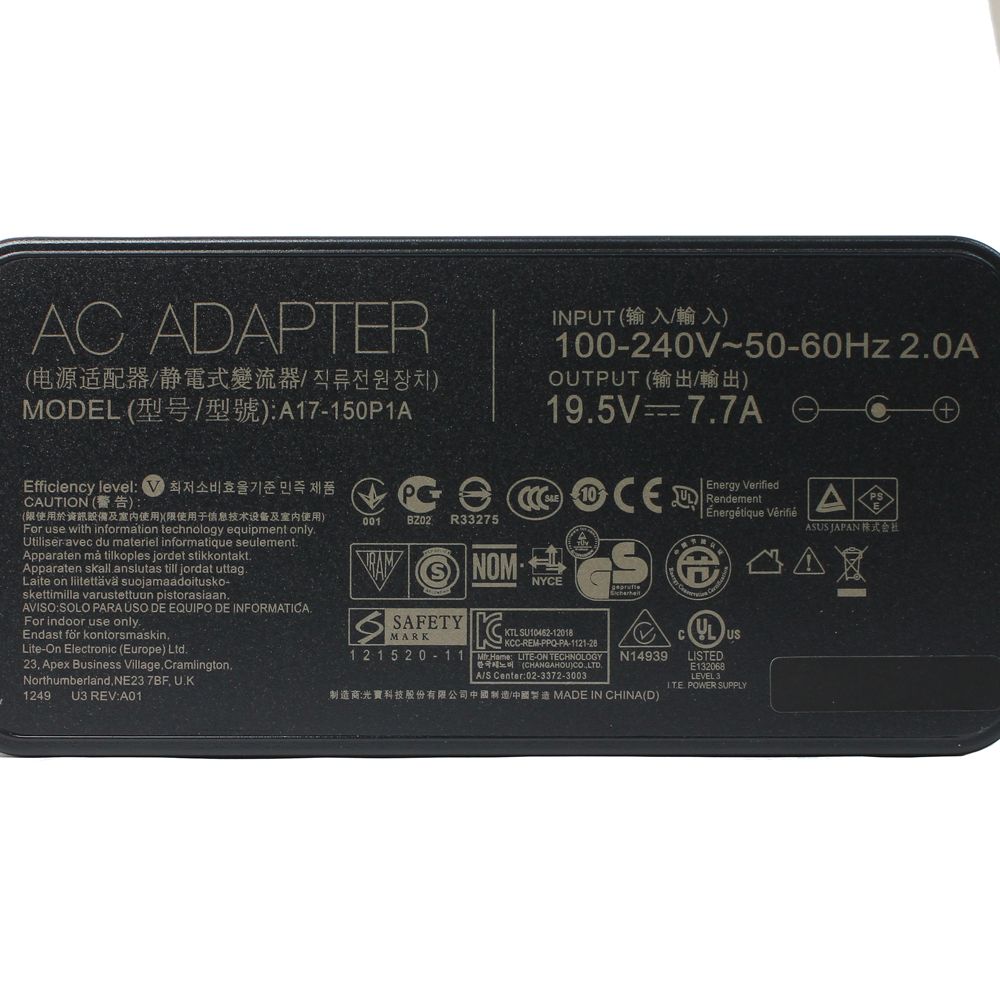 Slika Punjac za laptop Asus 19.5V 7.7A (4.5*3.0)