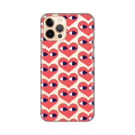 Torbica Silikonska Print Skin za iPhone 12/12 Pro 6.1 Eye Heart Pattern