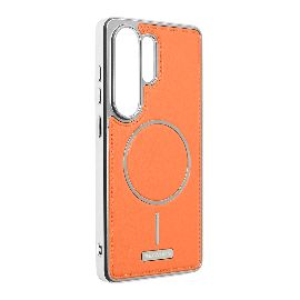 Slika Torbica Magsafe Urban Leather za Samsung S948B Galaxy S26 Ultra narandzasta